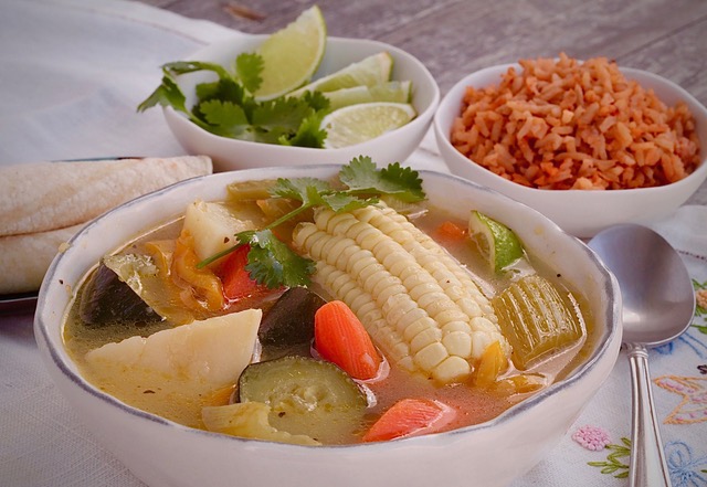 Caldo de vegetales which is Mexican Style Vegetable Soup