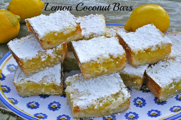 Lemon Coconut Bars