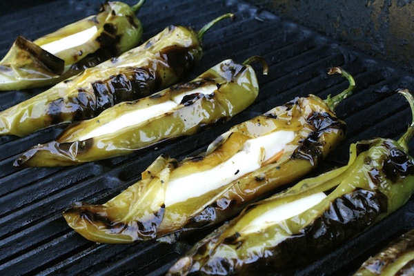 Uncle Albert’s Grilled Chiles Stuffed With Cheese!