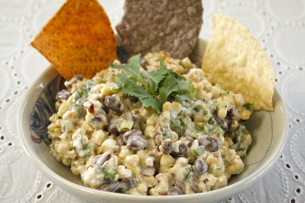 Warm Mexican Corn, Black Bean, and Cotija Salad: Esquites Recipe
