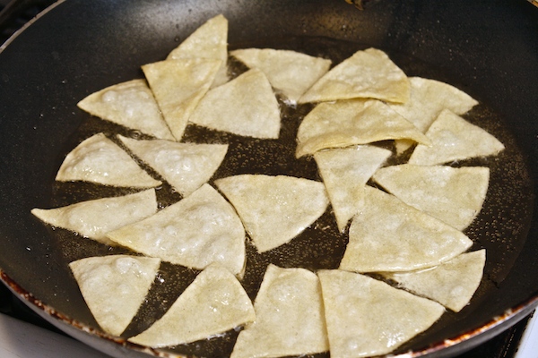 Frying-corn-tortillas