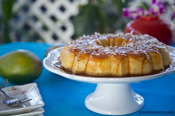 Mango Toasted Coconut Flan For Family, Friends, And All Things Good!