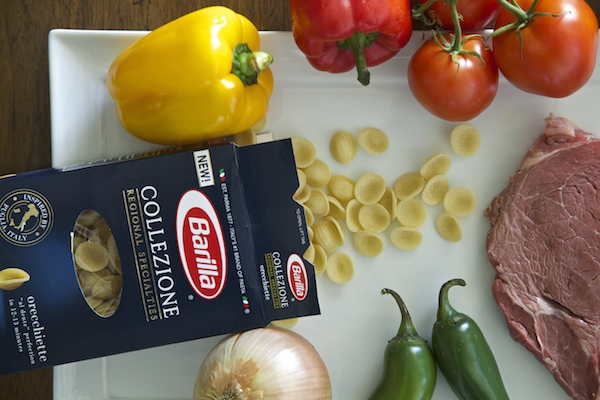 Ingredients for steak picado with Barilla pasta  #ItsPossibleWithBarilla