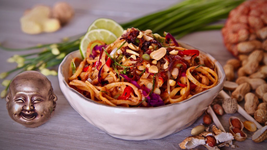 Spicy Noodles In Peanut Sauce will bring miles of smiles to your family