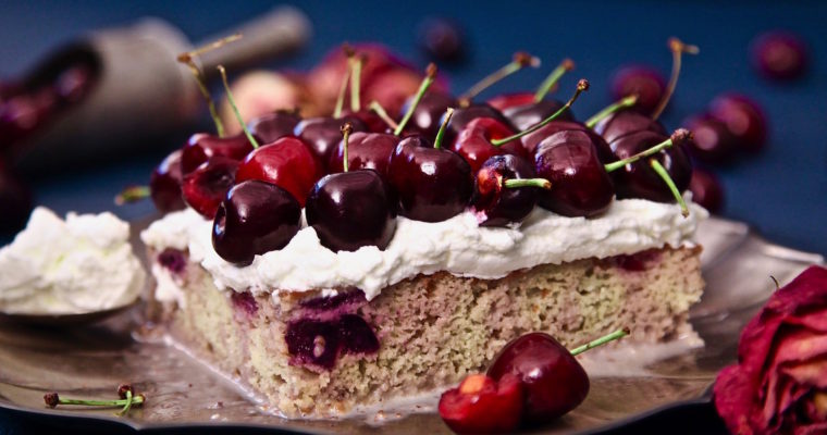 Cherry Tres Leches Cake