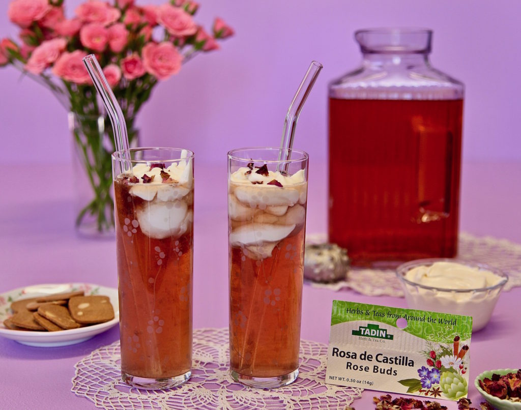 Tadin Rose Buds Make Delicious Cheese Tea. Enjoy with a cookie for a tea that taste like cheesecake! 